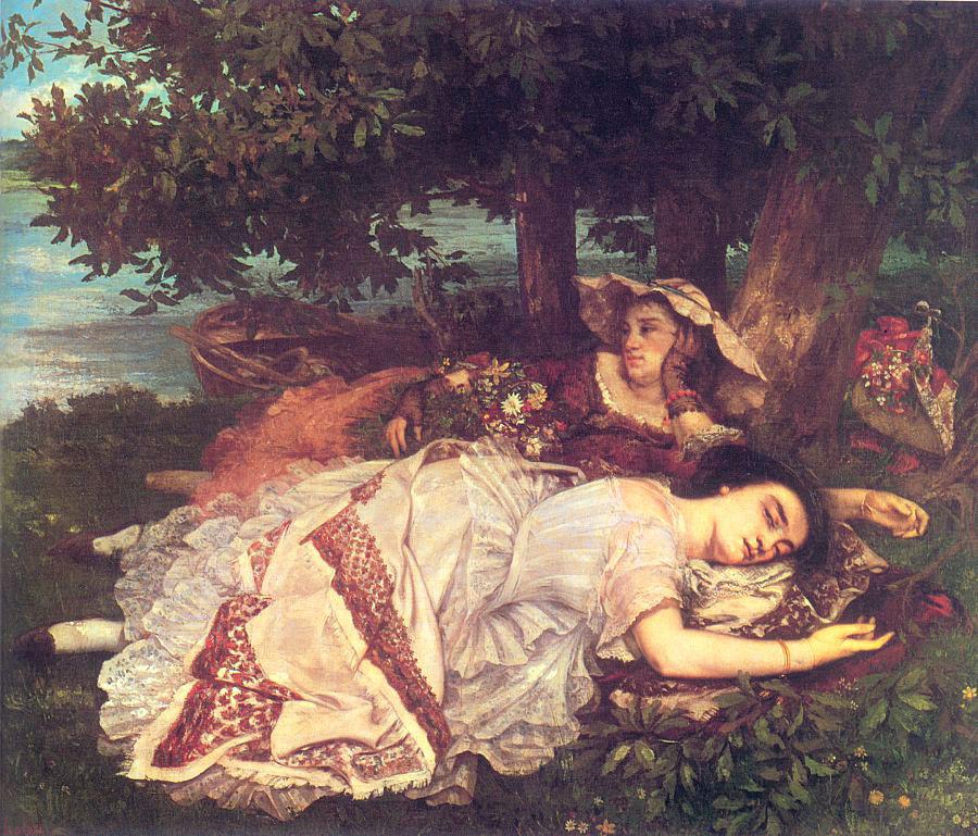 Gustave Courbet The Young Ladies on the Banks of the Seine